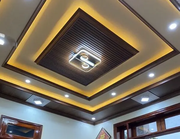 trần nhựa phòng ngủ 
