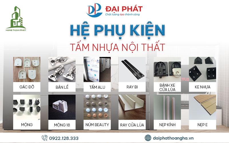 hệ phụ kiện nhựa