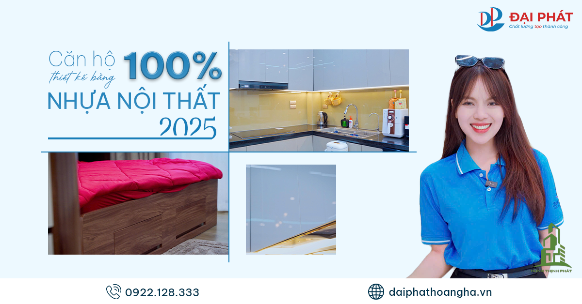 Trải Nghiệm Căn Hộ Hoàn Thiện 100% Bằng Nhựa Nội Thất Zukoplast – Xu Hướng Sống Xanh 2025
