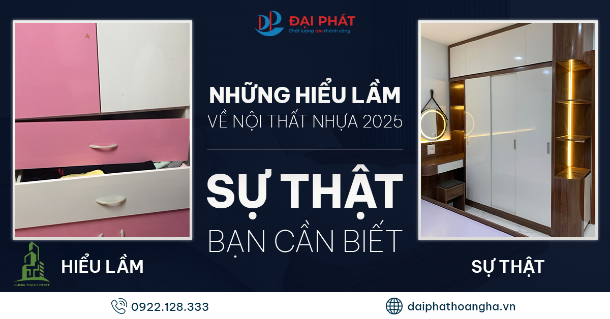 Nội Thất Nhựa 2025 – Khi Định Kiến Được Phá Bỏ