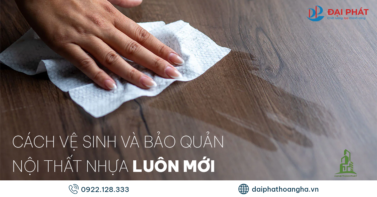 Cách Vệ Sinh Và Bảo Quản Nội Thất Nhựa Luôn Bền Đẹp Như Mới 2025