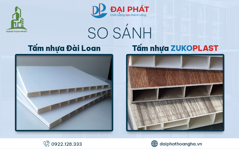 SO SÁNH TẤM NHỰA ĐÀI LOAN VÀ TẤM NHỰA ZUKOPLAST 2025 – NÊN CHỌN LOẠI NÀO?