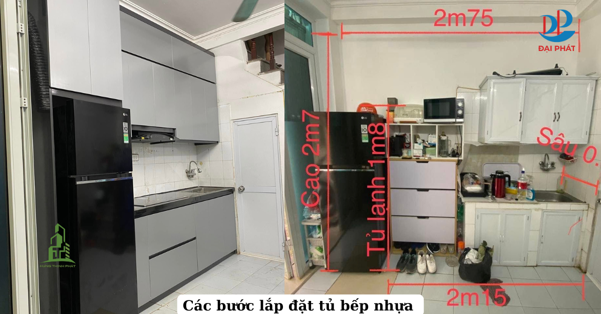 Các Bước Lắp Đặt Tủ Bếp Nhựa Cao Cấp 2025 – Chuẩn Đẹp, Chuẩn Công Năng