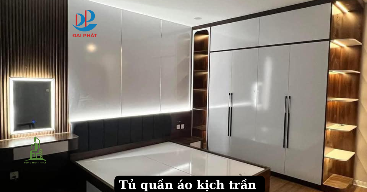 Có Nên Làm Tủ Quần Áo Kịch Trần? Phân Tích Chi Tiết Xu Hướng 2025