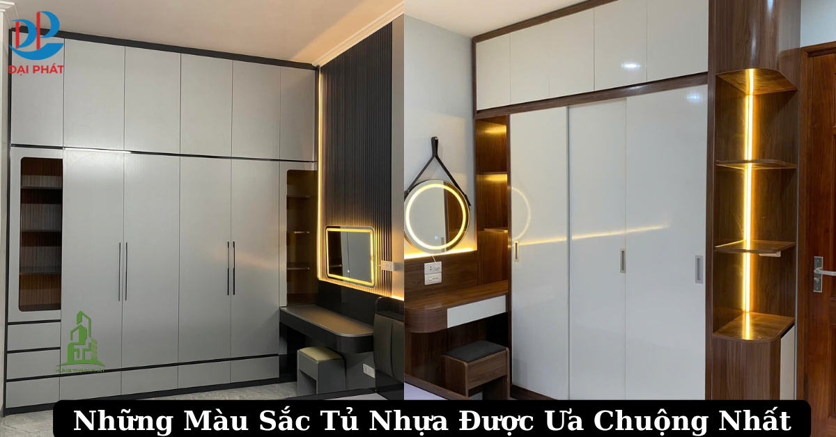 5 Màu Sắc Tủ Nhựa Được Ưa Chuộng Hàng Đầu Năm 2025
