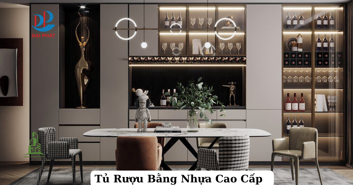 TOP 5+ Mẫu Tủ Rượu Nhựa Cao Cấp Đẹp – Hiện Đại Cho Gia Đình 2025