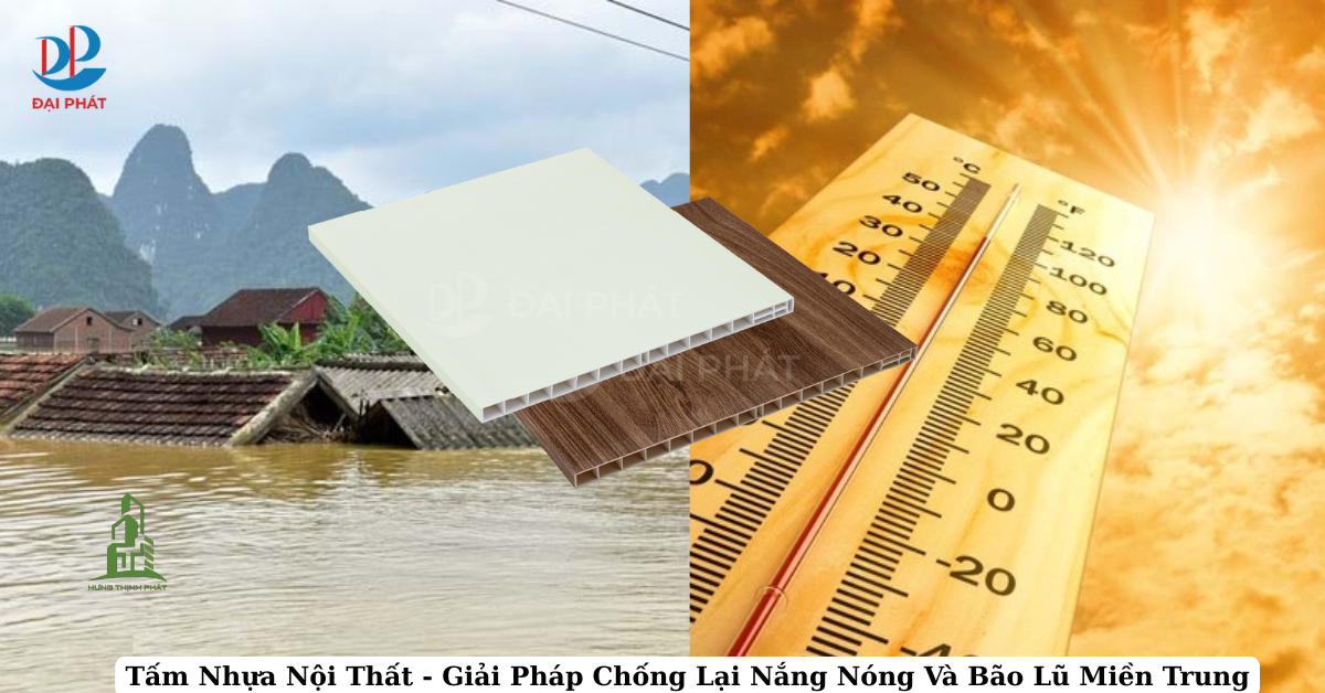 TẤM NHỰA NỘI THẤT – GIẢI PHÁP HIỆU QUẢ CHO NHÀ Ở MIỀN TRUNG TRƯỚC NẮNG NÓNG VÀ BÃO LŨ 2025