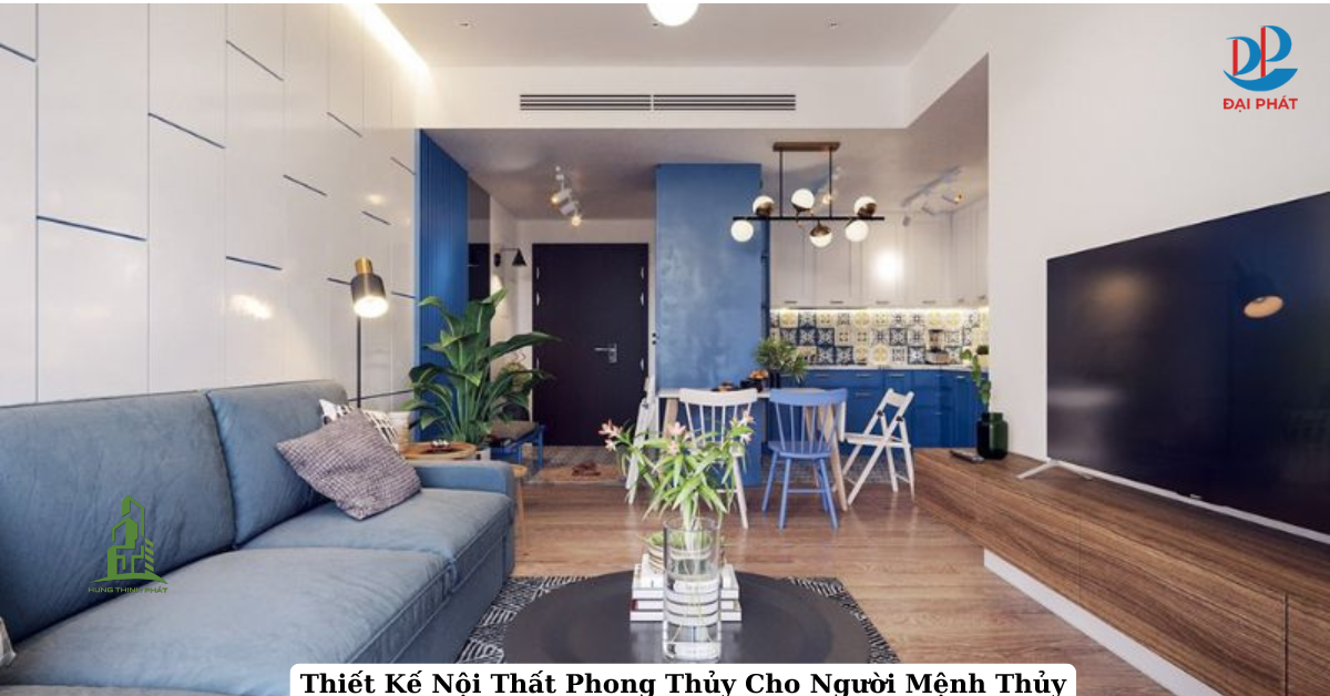 Thiết Kế Nội Thất Phong Thủy Cho Người Mệnh Thủy 2025 – Tạo Dựng Không Gian Sống Bình An
