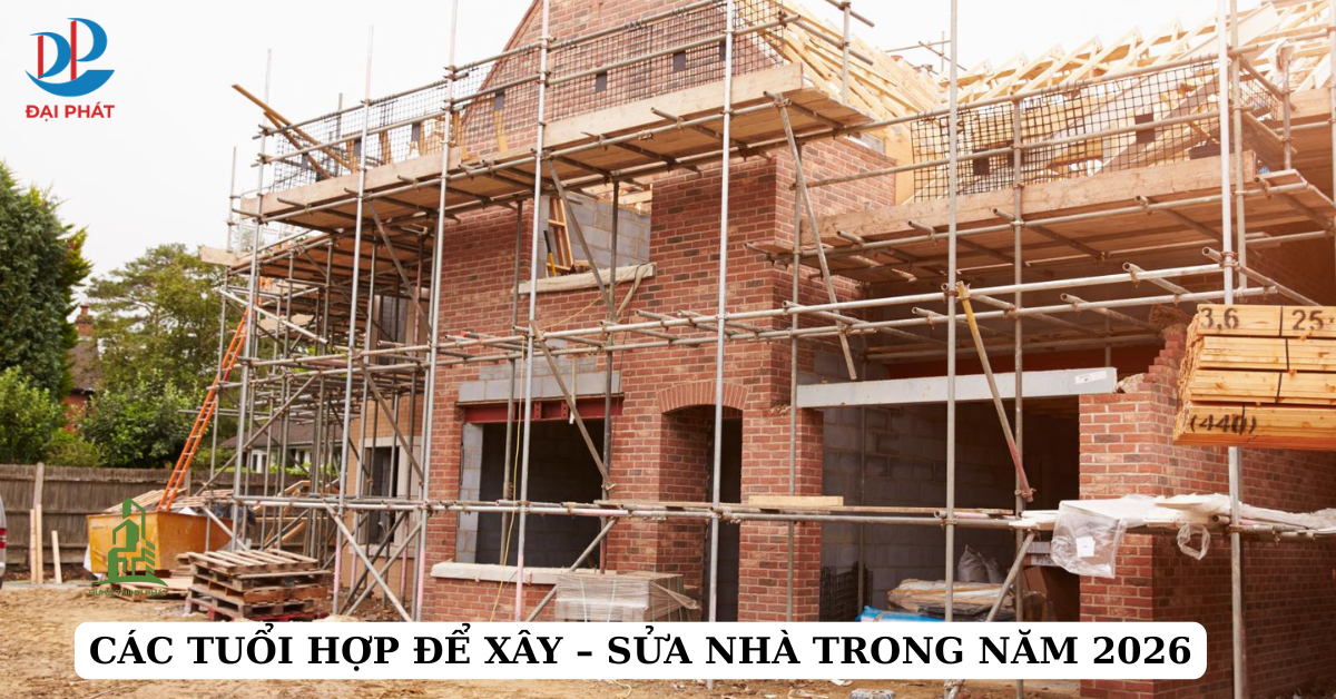 CÁC TUỔI ĐẸP ĐỂ LÀM NHÀ – SỬA NHÀ NĂM 2026 | CHỌN ĐÚNG NĂM, ĐÓN ĐÚNG VẬN