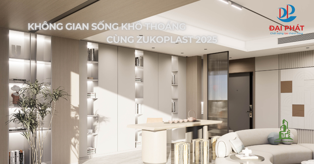 TẠM BIỆT ẨM MỐC – CHÀO ĐÓN KHÔNG GIAN SỐNG KHÔ RÁO CÙNG NỘI THẤT NHỰA ZUKOPLAST 2025